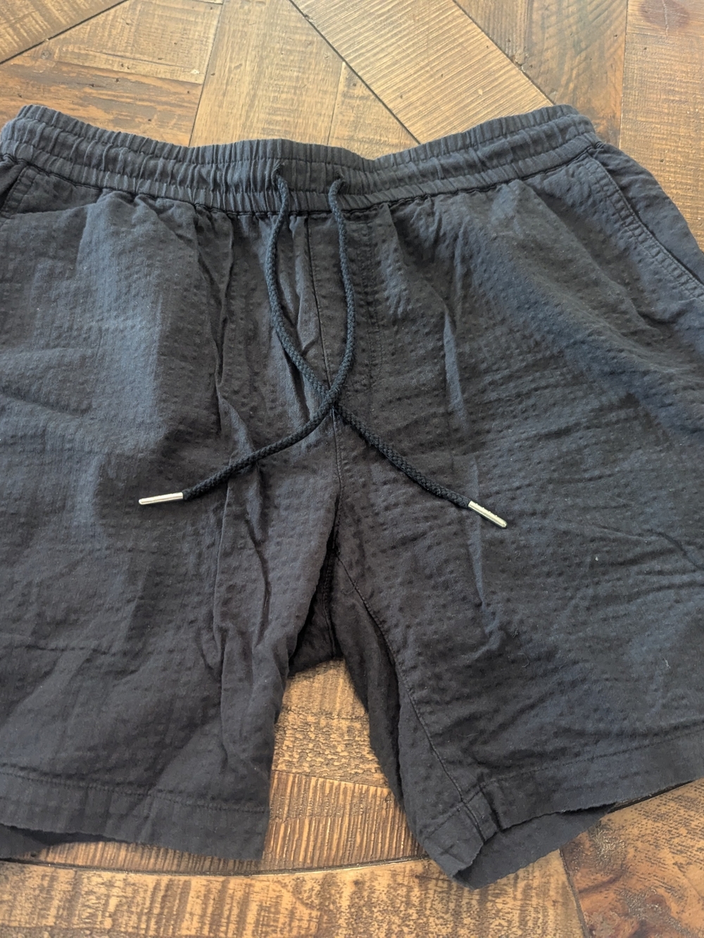 United By Blue Charcoal Black Athletic Drawstring Shorts